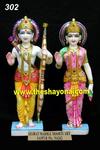 Manufacturers Exporters and Wholesale Suppliers of Marble Ram Sita Statues Jaipur Rajasthan